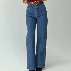 NWT Princess Polly Zephee Wide Leg High Waisted Jeans - Sz 6